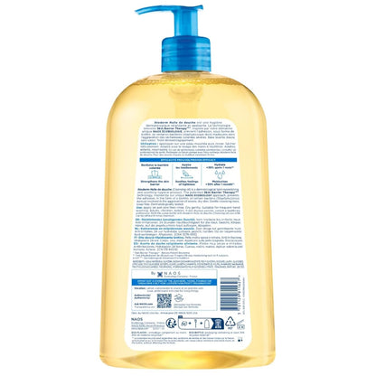 Bioderma Atoderm Shower-Oil, Cleansing-Oil for Face & Body, urishing Cleansing Oil for Dry to Atopic Sensitive Skin for Softer & Smooth Skin for Your Whole Family
